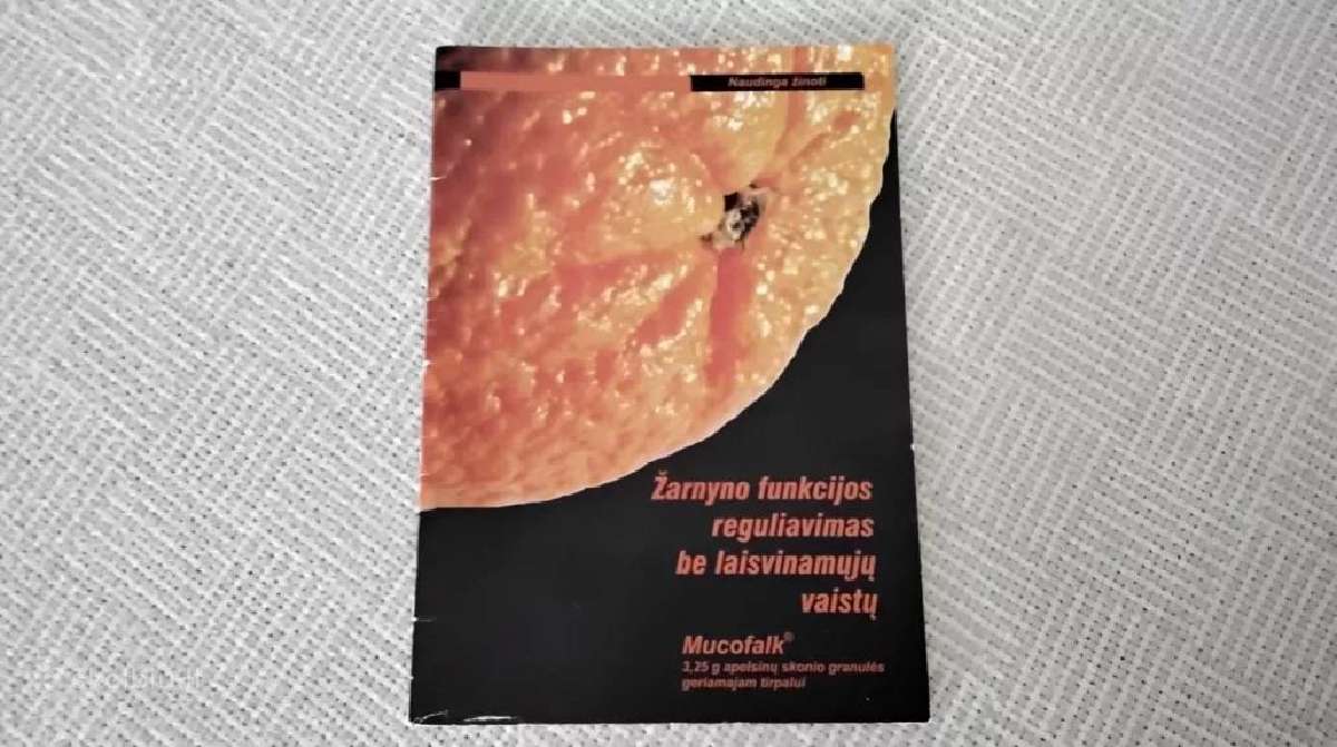 Žarnyno funkcijos reguliavimas be laisvinamųjų vai