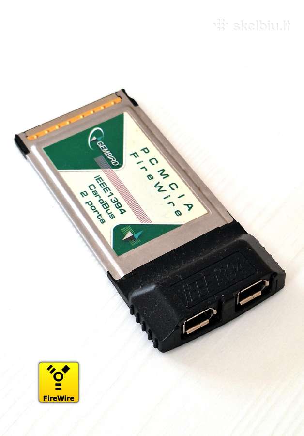 Pcmcia Firewire ieee1394 gembird 2 portai