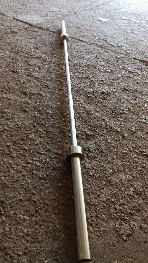 Olimpine stanga 2.2m 50mm, bumper blynai - nuotraukos Nr. 4