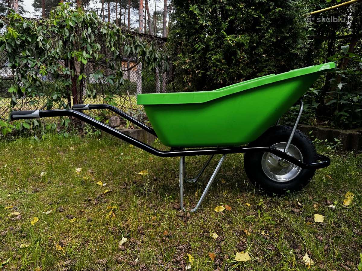 Sodininko lengvas ir tvirtas karutis 110 l.