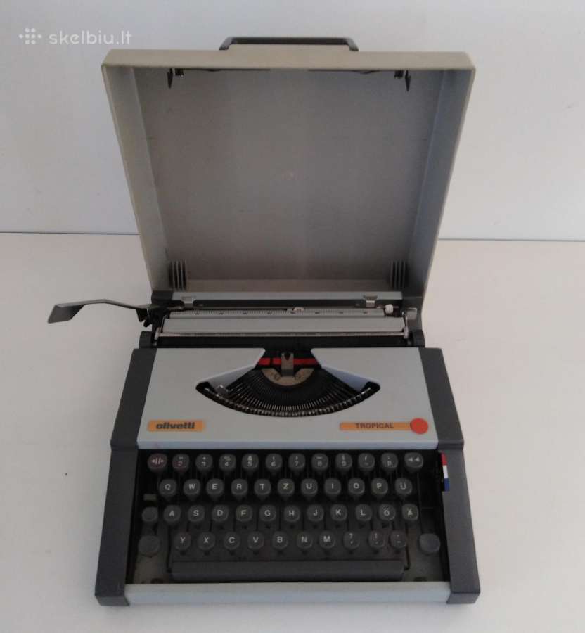 Vintazine Olivetti spausdinimo masinele 1970 m. - nuotraukos Nr. 6