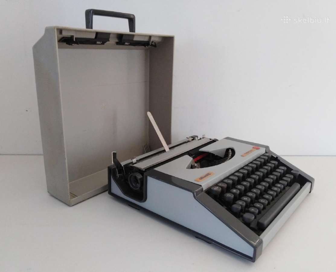 Vintazine Olivetti spausdinimo masinele 1970 m. - nuotraukos Nr. 8