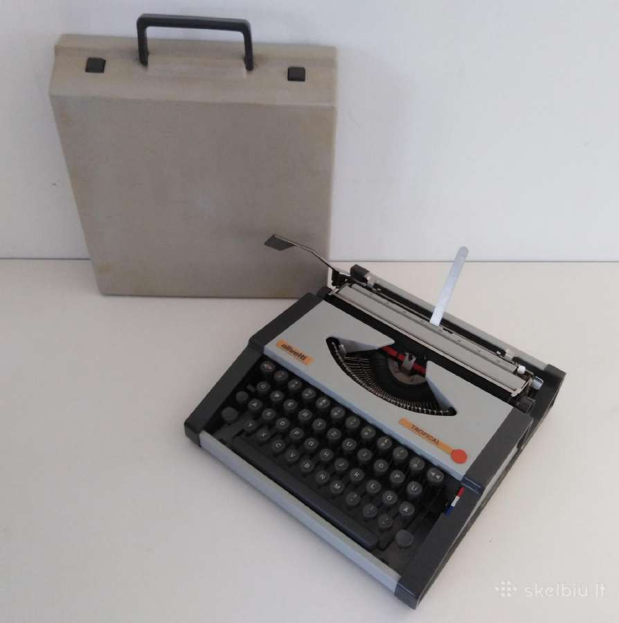 Vintazine Olivetti spausdinimo masinele 1970 m. - nuotraukos Nr. 5