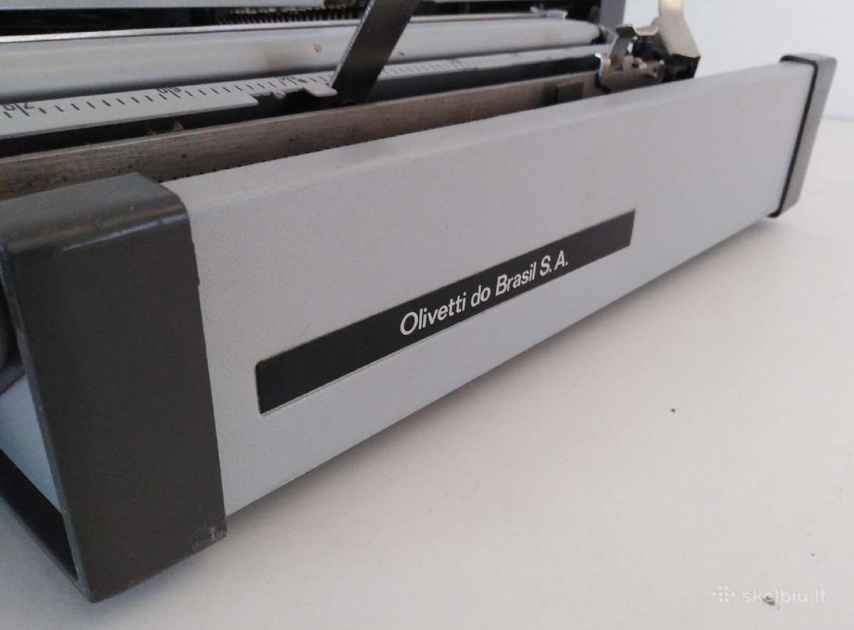 Vintazine Olivetti spausdinimo masinele 1970 m. - nuotraukos Nr. 7