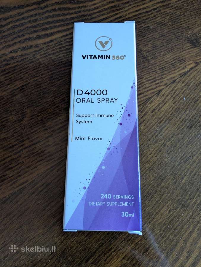 Vitamin360 D4000 Oral Spray (30 ml, Mint Flavor)