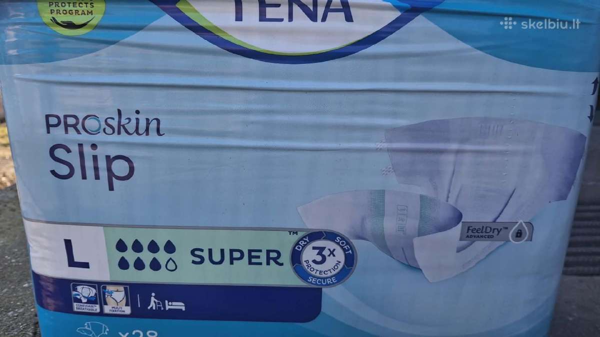 Parduodami pampersai Tena