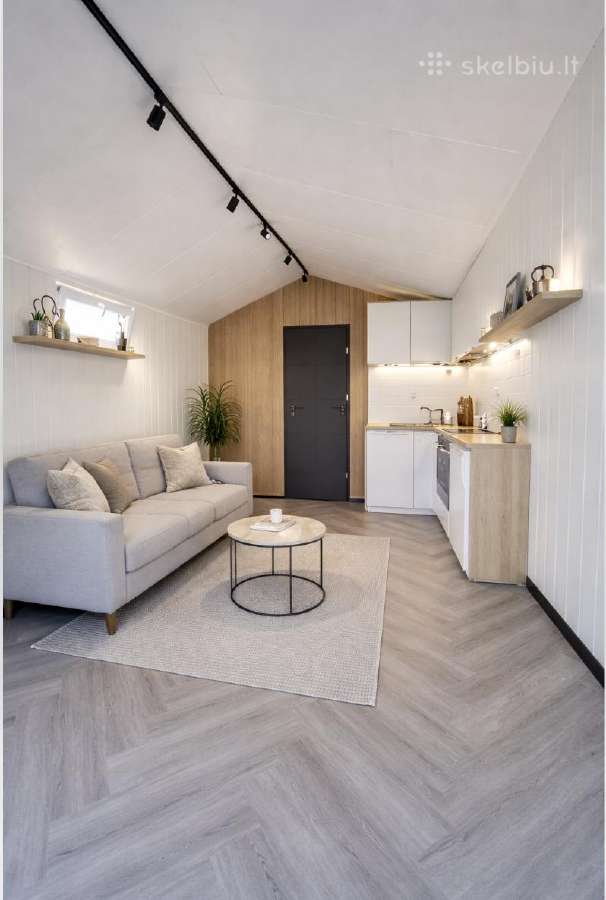 21m2 Modulinis karkasinis sodo namelis