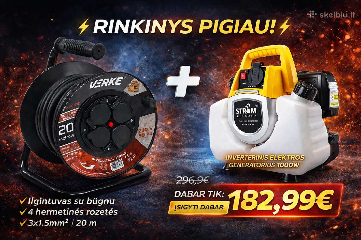 Benzininiai generatoriai pigiau - nuotraukos Nr. 5