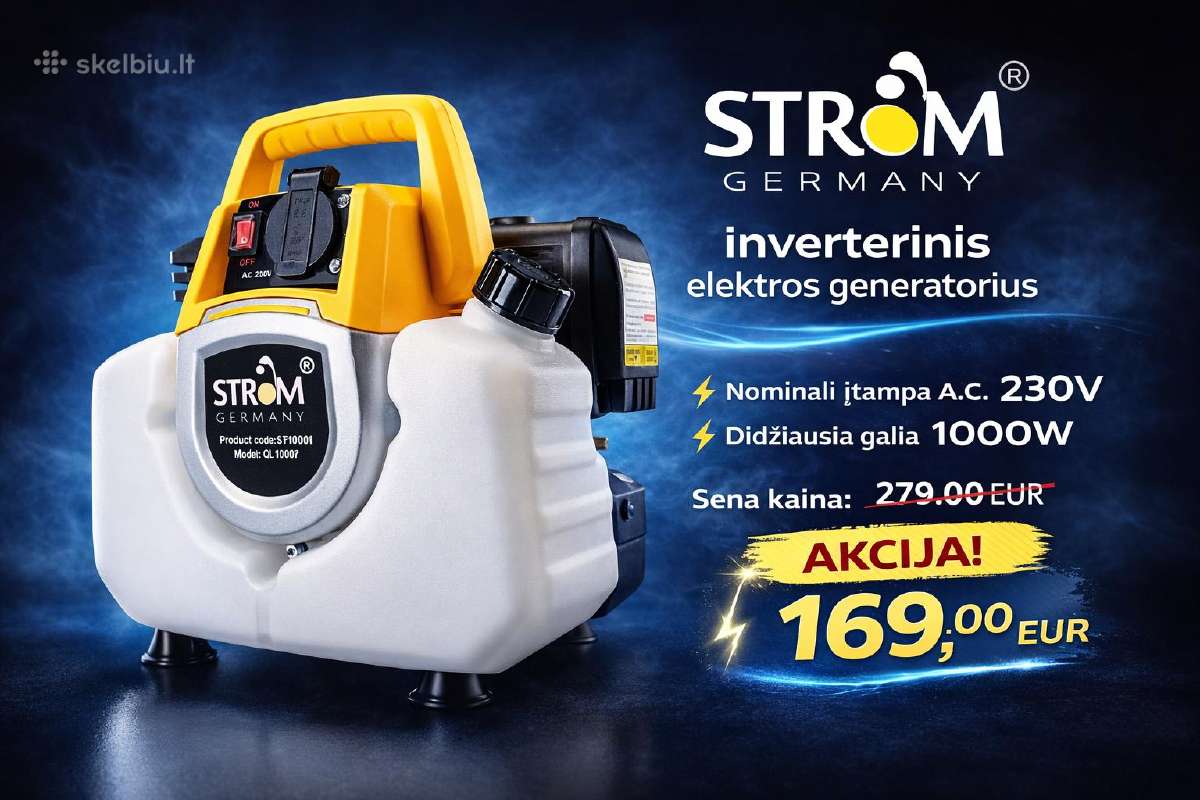 Benzininiai generatoriai pigiau