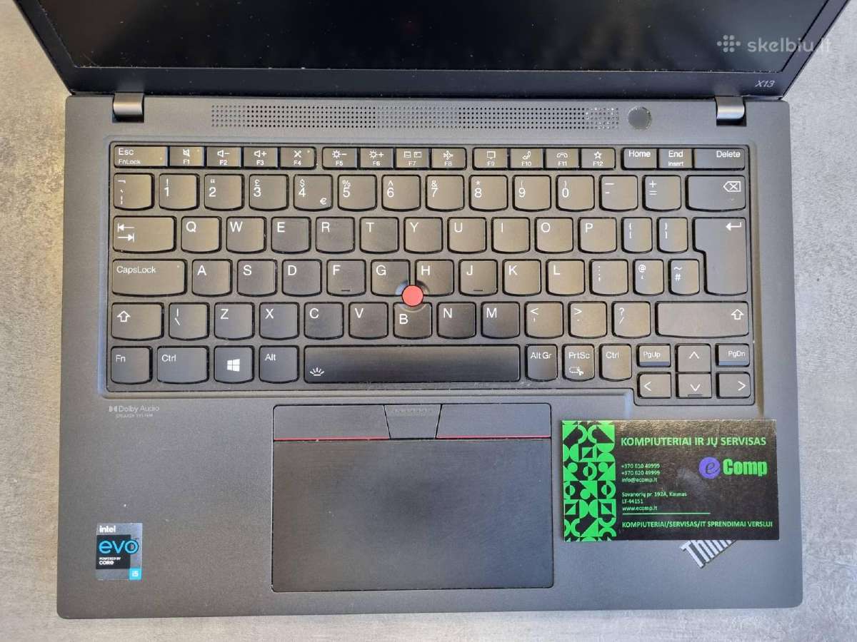 Lenovo X13 G2 i5-1135g7/8/256/13,3wux/w11p - nuotraukos Nr. 2