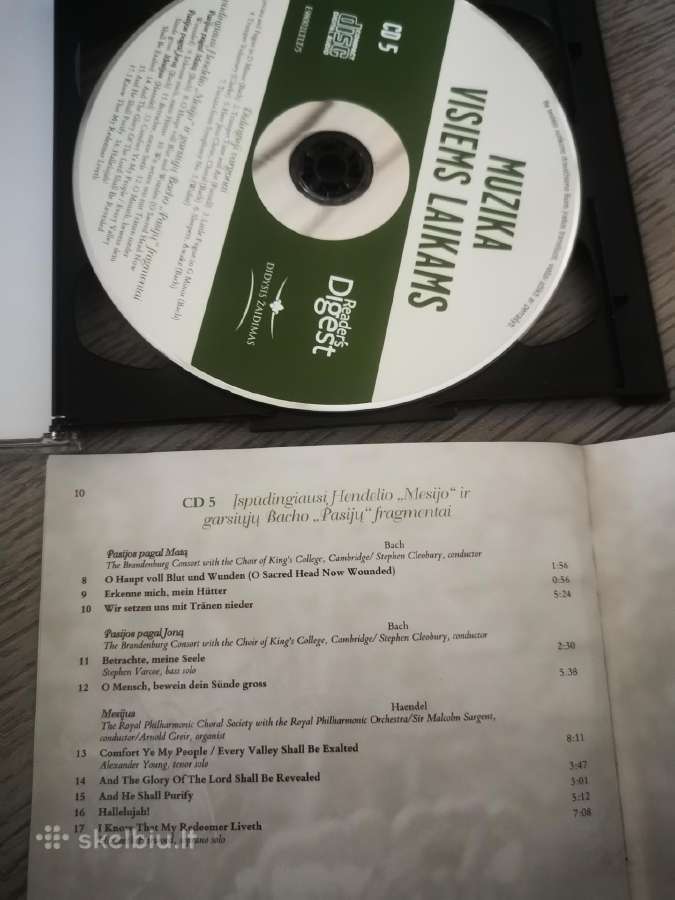 "Muzika visiems laikams" 5cd kompaktai - nuotraukos Nr. 5