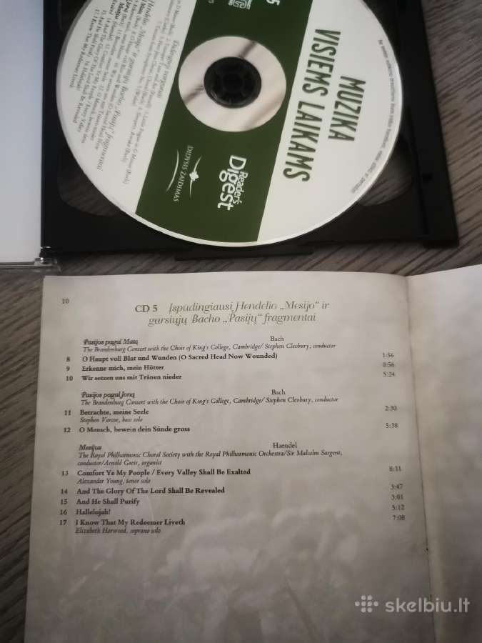 "Muzika visiems laikams" 5cd kompaktai - nuotraukos Nr. 7