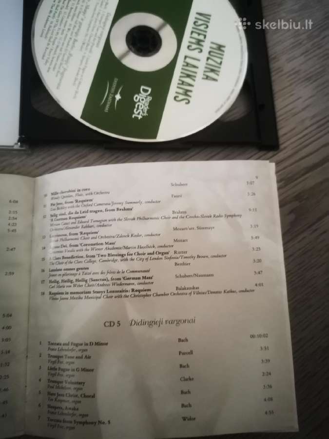 "Muzika visiems laikams" 5cd kompaktai - nuotraukos Nr. 9