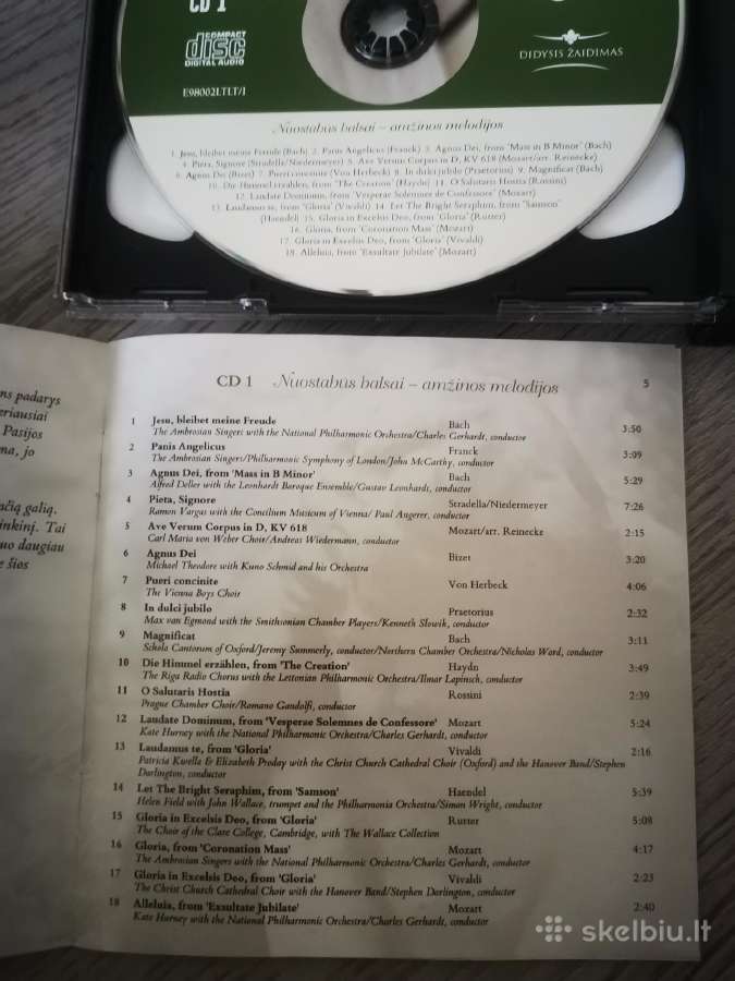 "Muzika visiems laikams" 5cd kompaktai - nuotraukos Nr. 13
