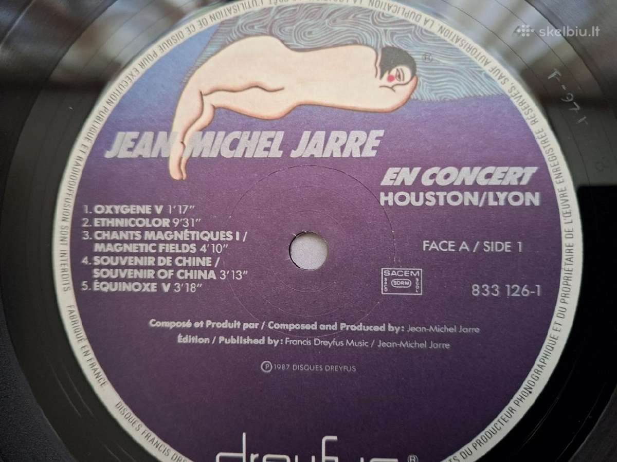 Jean Michel Jarre 1987 “En Concert Lyon/houston - nuotraukos Nr. 6