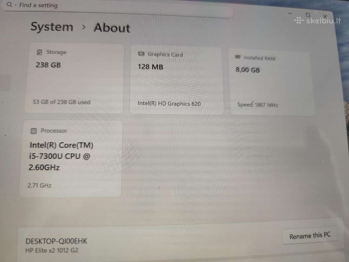 Hp Elite X2 - nuotraukos Nr. 4