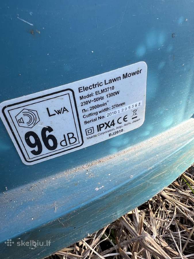 Veikiančios vejapjovės laidinės makita ir parkside - nuotraukos Nr. 2