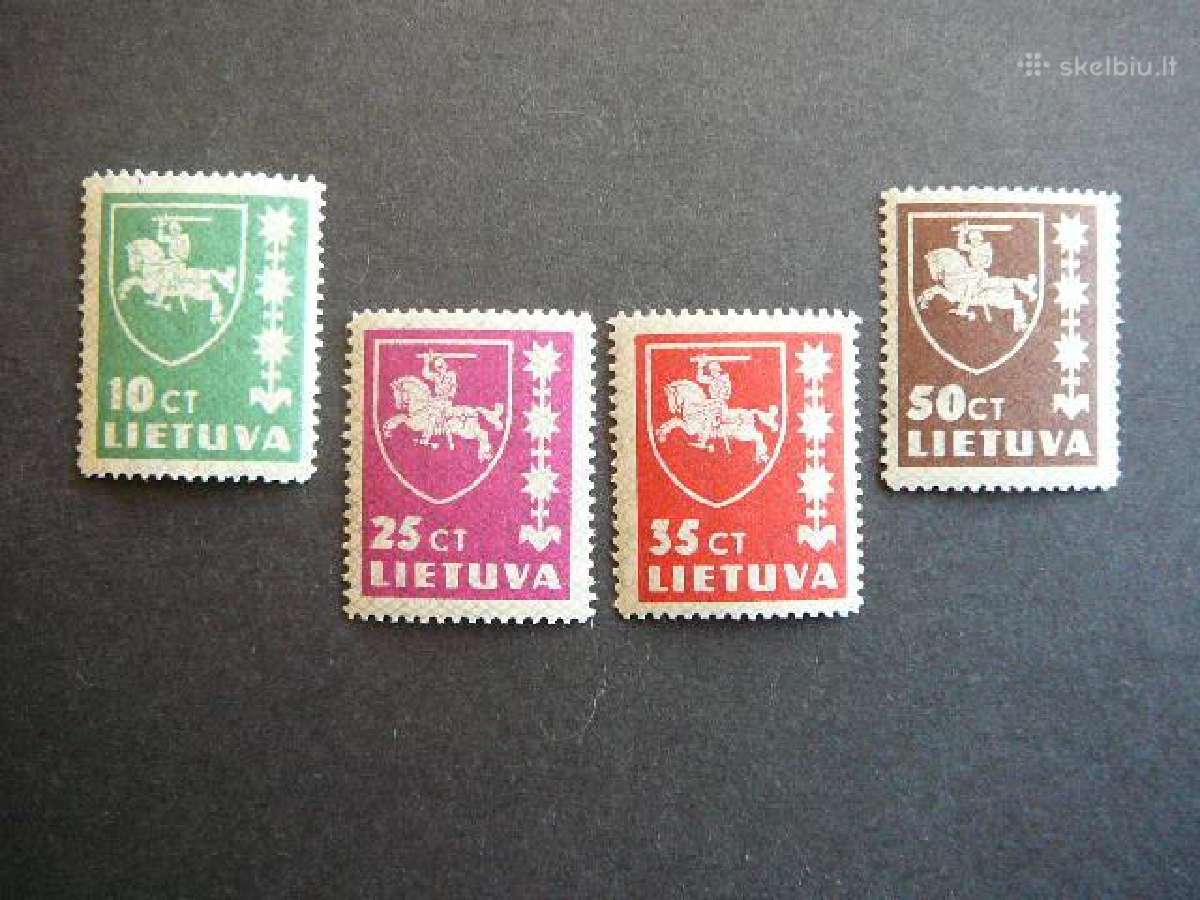 Lietuva 1937 Standartai Mnh lit413/6s