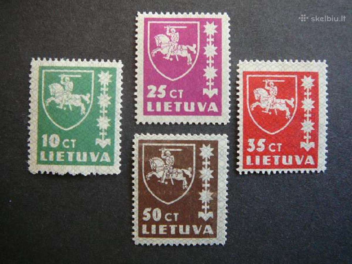 Lietuva 1937 Standartai Mlh lit413/6sp