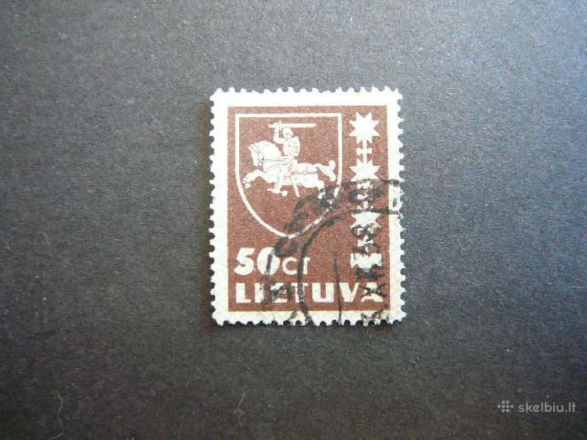 Lietuva 1937 Standartai 50ct antsp. 416a