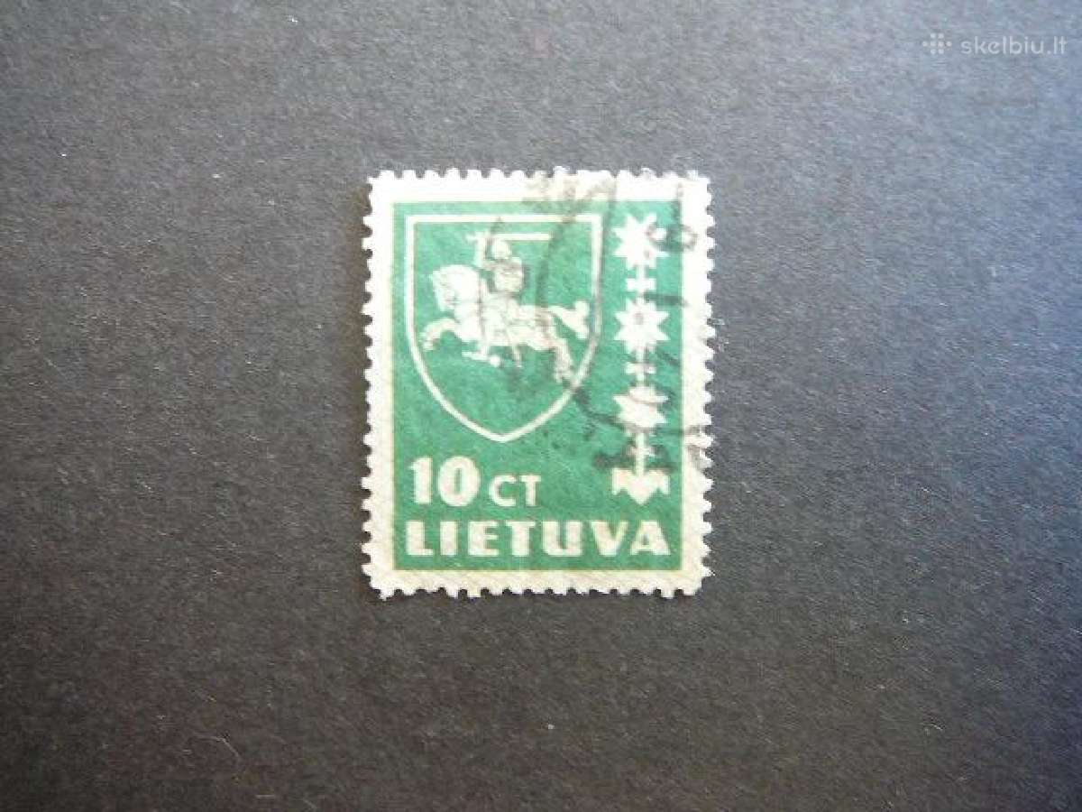 Lietuva 1937 Standartai 10ct antsp. 413a