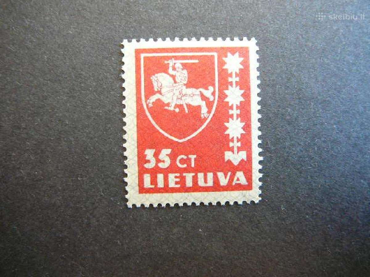 Lietuva 1937 Standartai 35ct svarus Mnh 415s