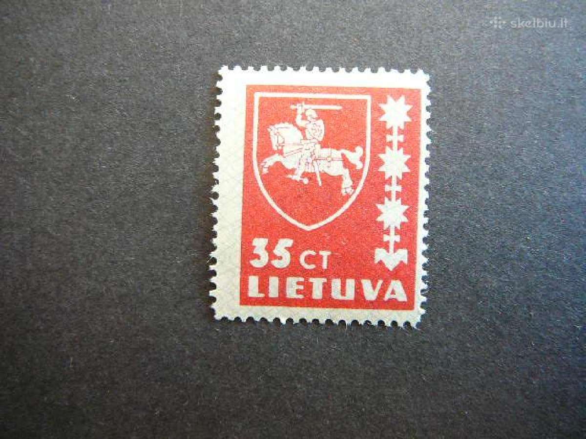 Lietuva 1937 Standartai 35ct svarus Mlh 415sp