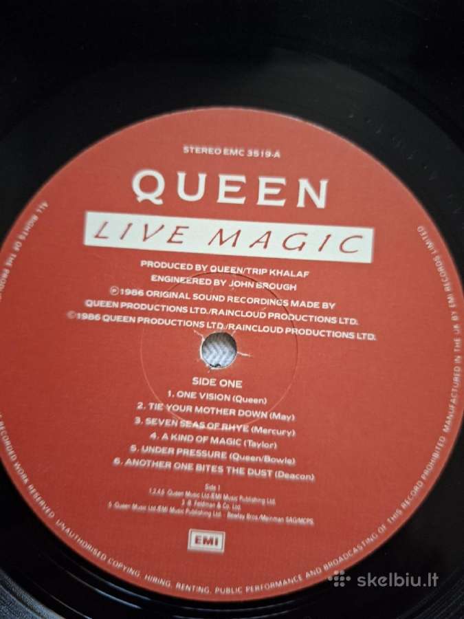 Queen 1986 “Live Magic - nuotraukos Nr. 6