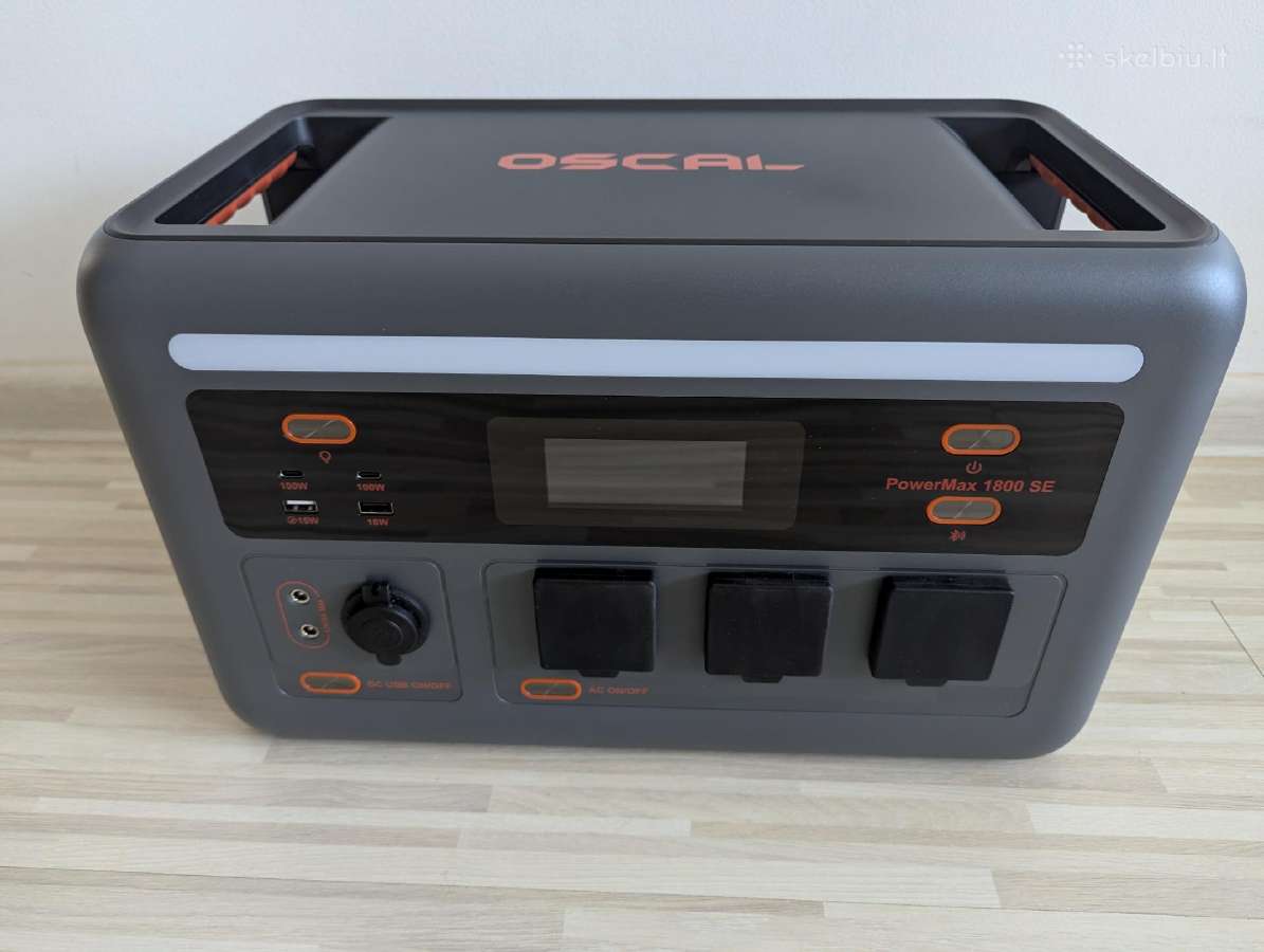 Oscal Powermax1800se energijos stotelė - nuotraukos Nr. 5