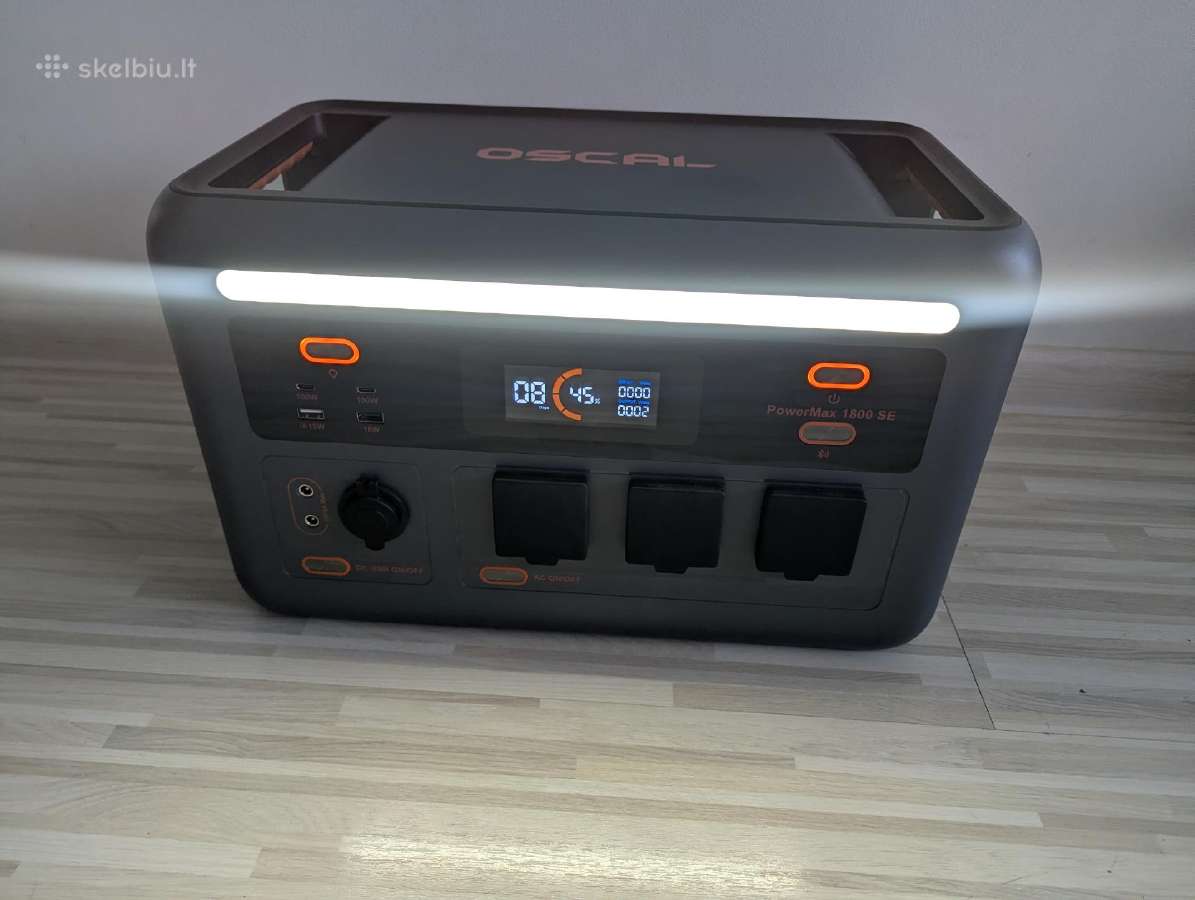 Oscal Powermax1800se energijos stotelė - nuotraukos Nr. 7
