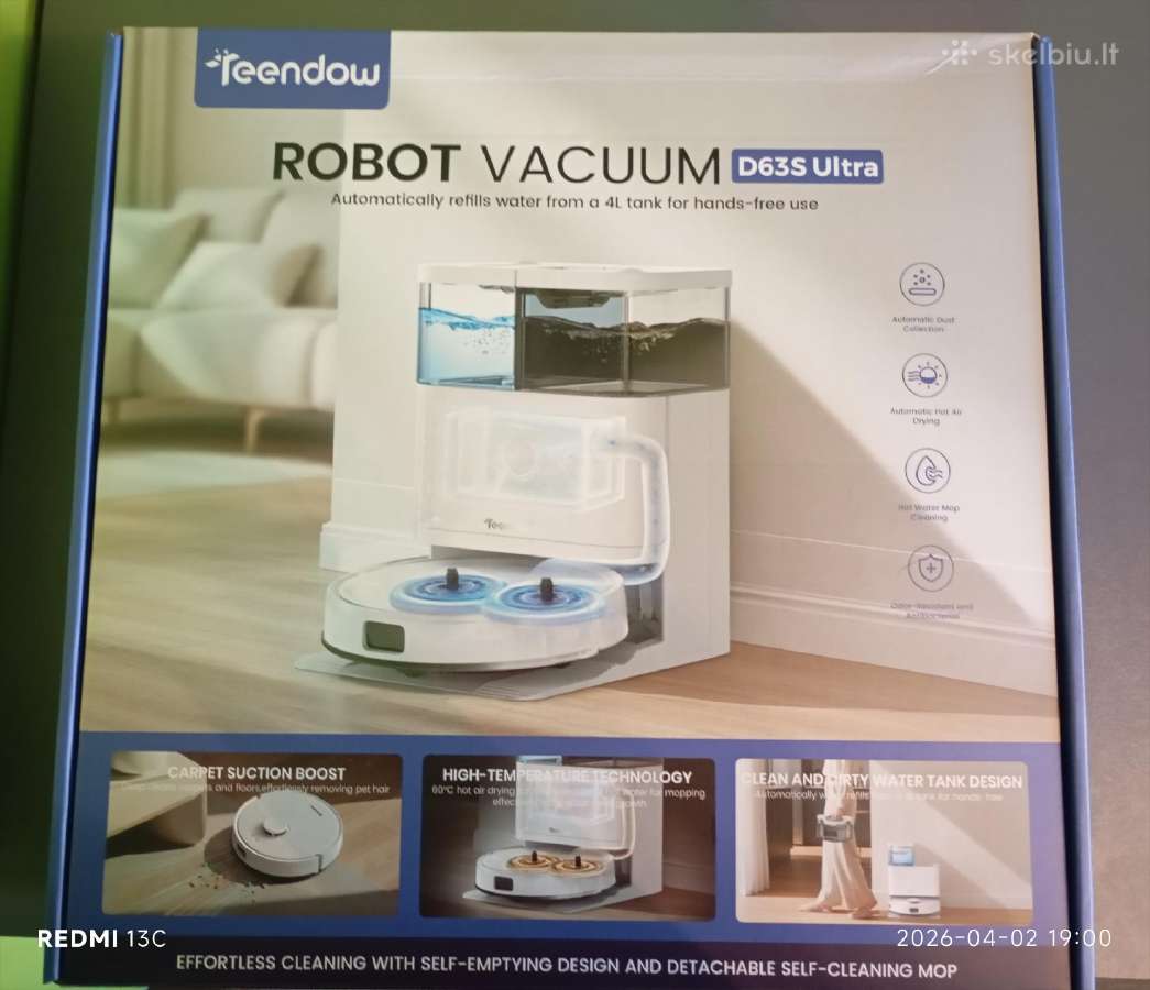 Teendow D63s Ultra Robotas siurblys