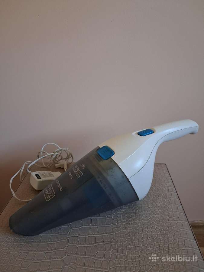 Black+decker akumuliatorinis dulkių siurblys