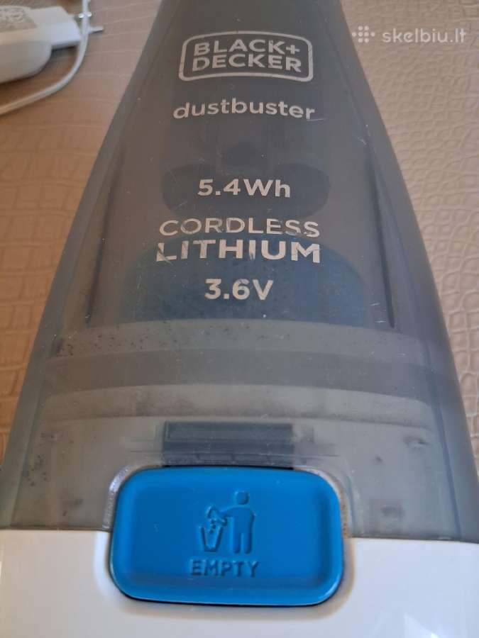 Black+decker akumuliatorinis dulkių siurblys - nuotraukos Nr. 2