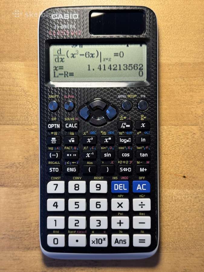 Originalus Casio Fx-991ex - nuotraukos Nr. 7