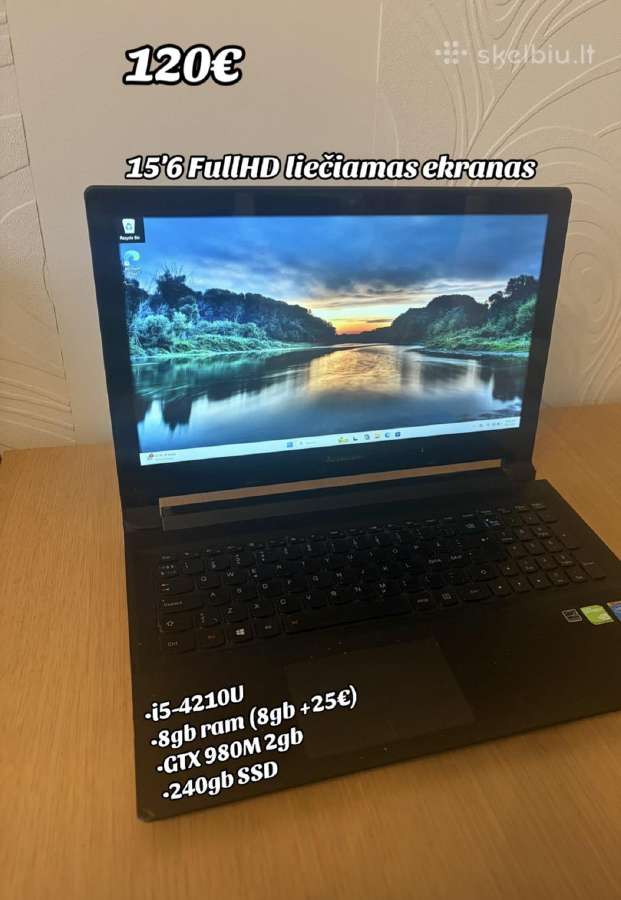 Biudžetiniai laptopai 35-250 eur - nuotraukos Nr. 9