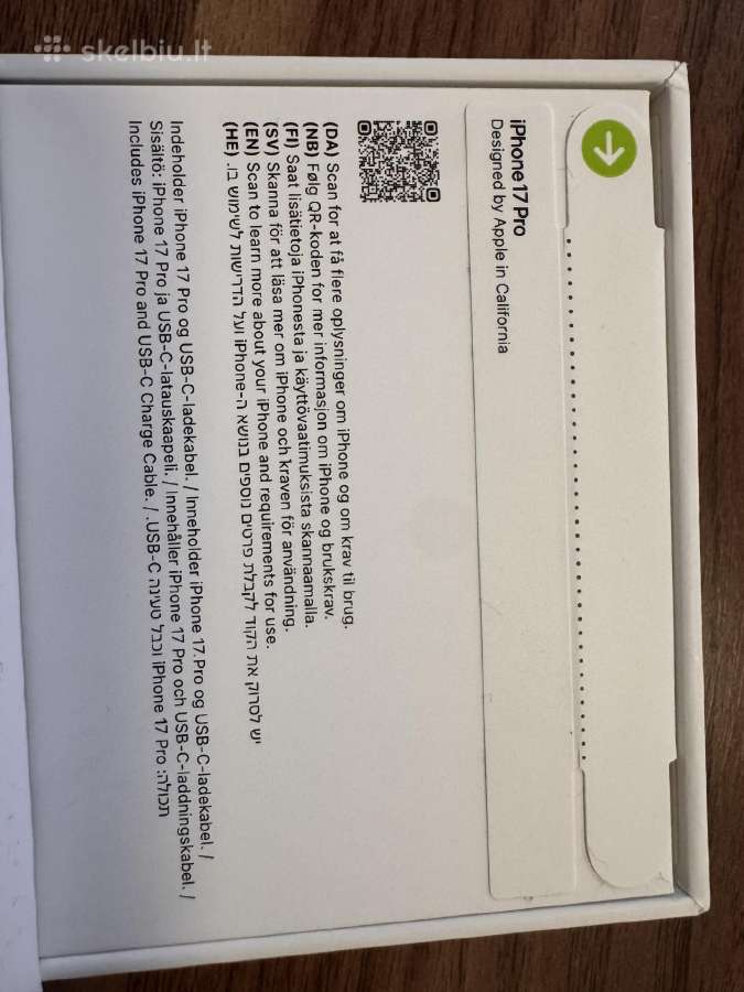 Apple iPhone 17pro 256gb - nuotraukos Nr. 5