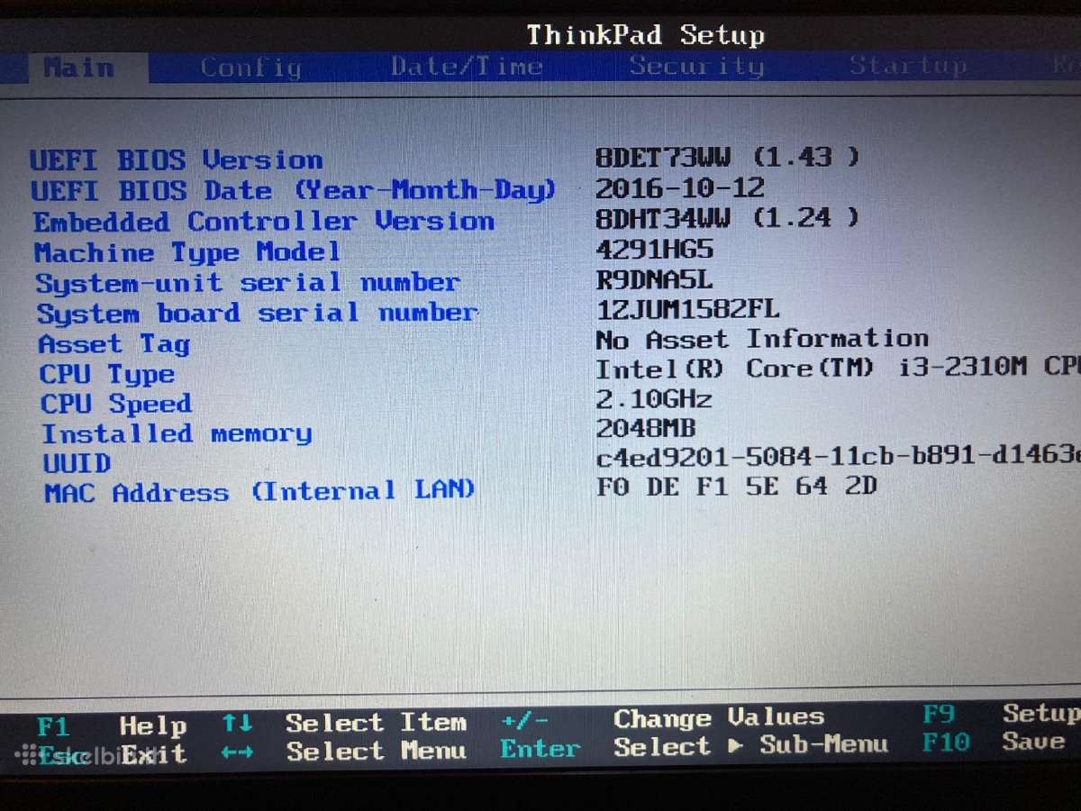 Lenovo x220