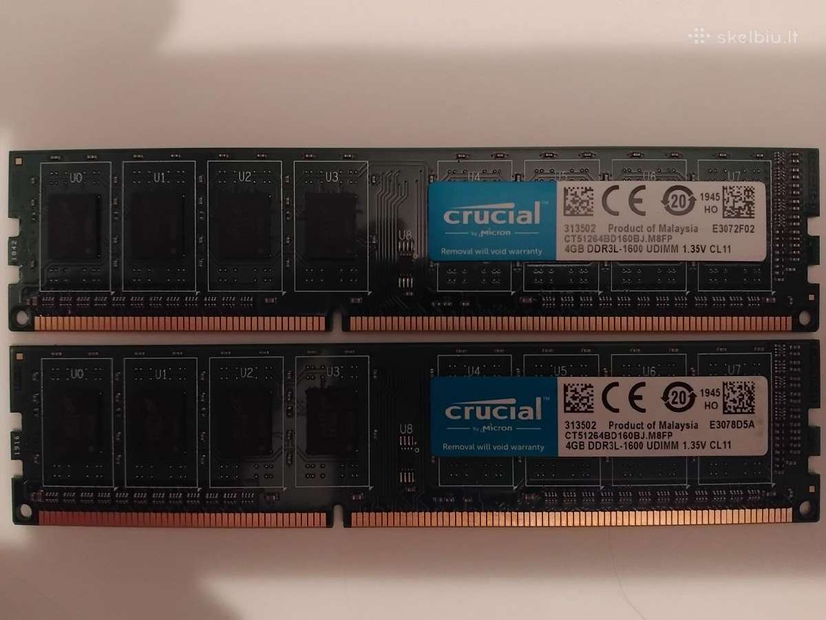 Ddr2-3-4 - 8gb RAM ir 4/2gb - nuotraukos Nr. 6