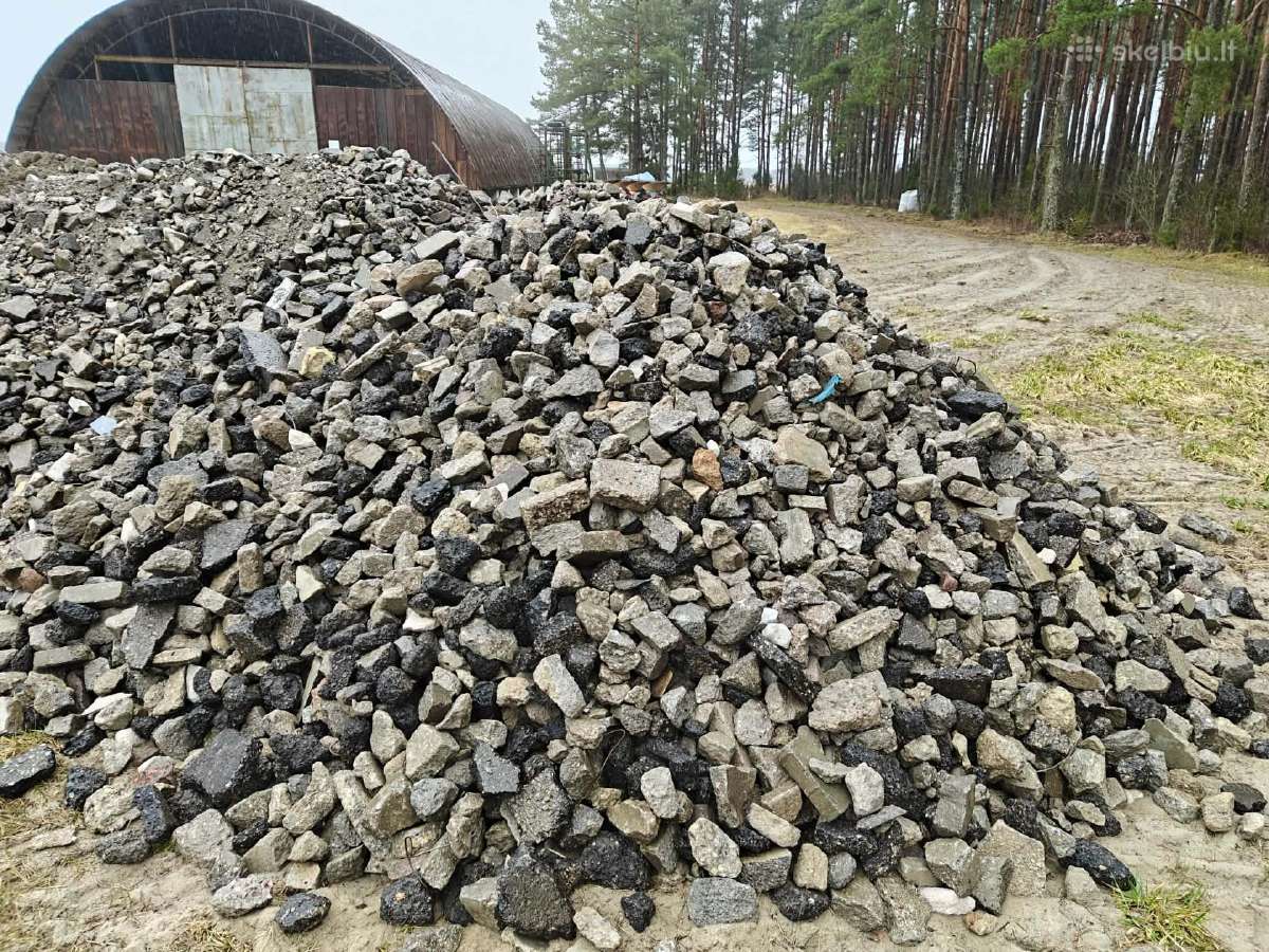 1-12kubu Žvyras Smėlis Skalda Atsijos Žvirgždas - nuotraukos Nr. 21