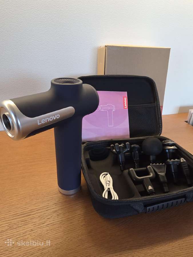 Naujas Lenovo Smart Fascia Gun N3 masazuoklis
