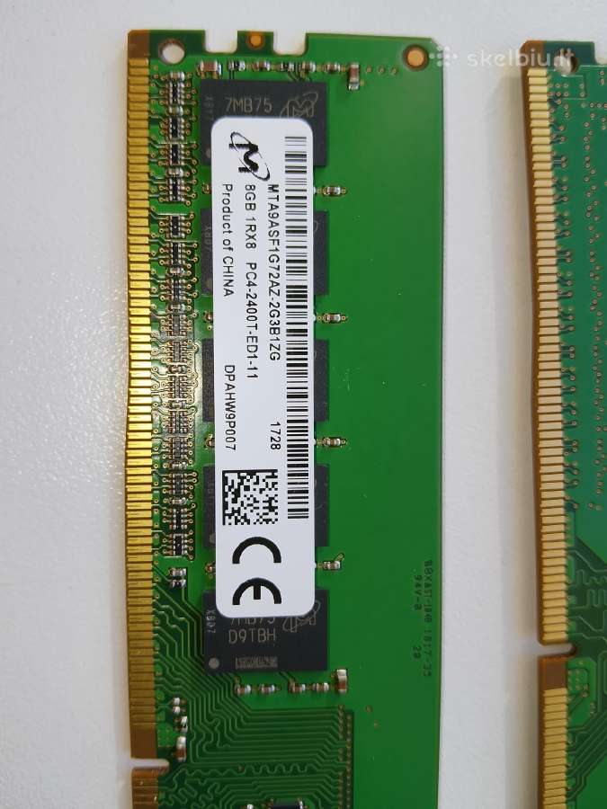 Hp brendo 8gb Ddr4-2400 RAM, 2 vnt po 8 GB.