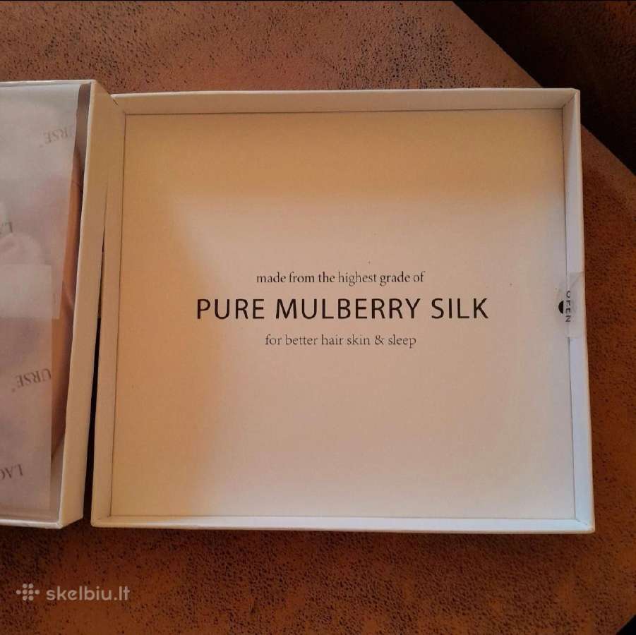 Šilkinė miego kepurė su gumele iš šilko - nuotraukos Nr. 7