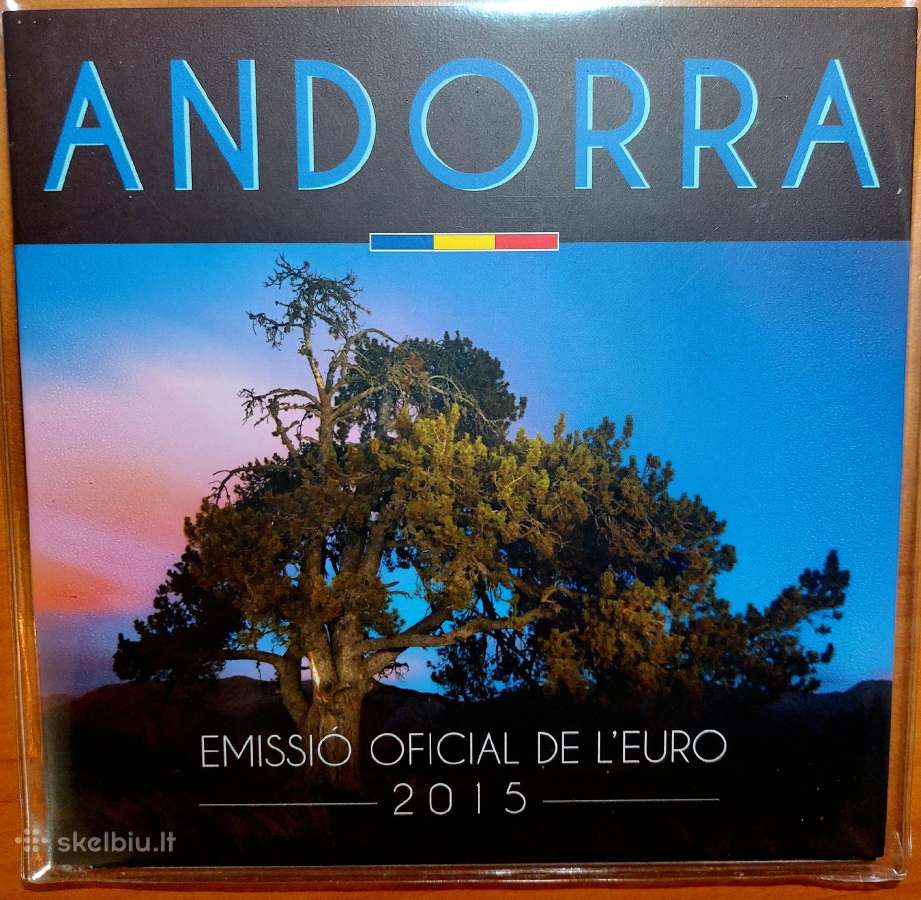 Parduodu Andora 2015 m. euromonetų rinkinį