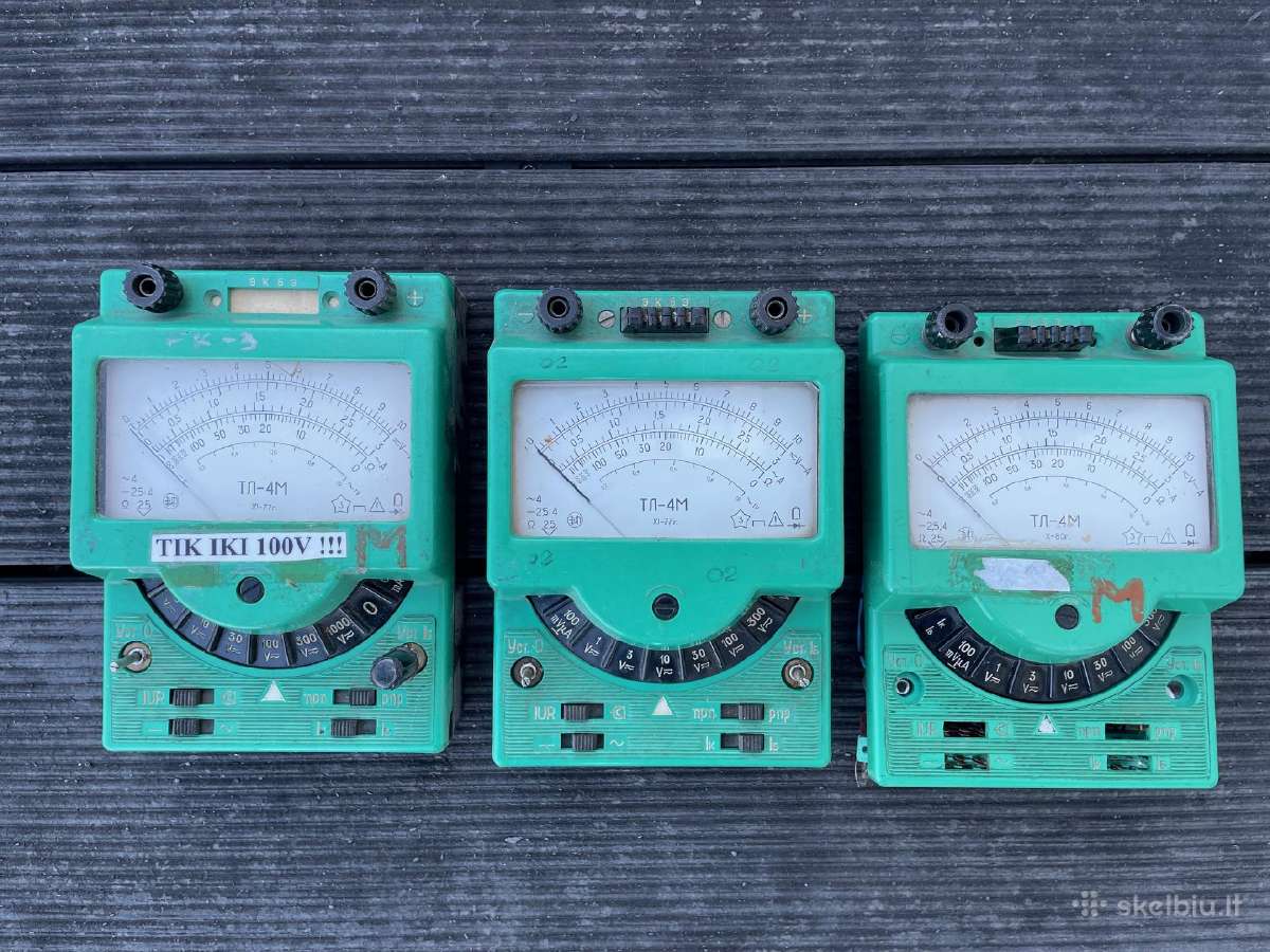 3 multimetrai su defektais tik 15 Eur