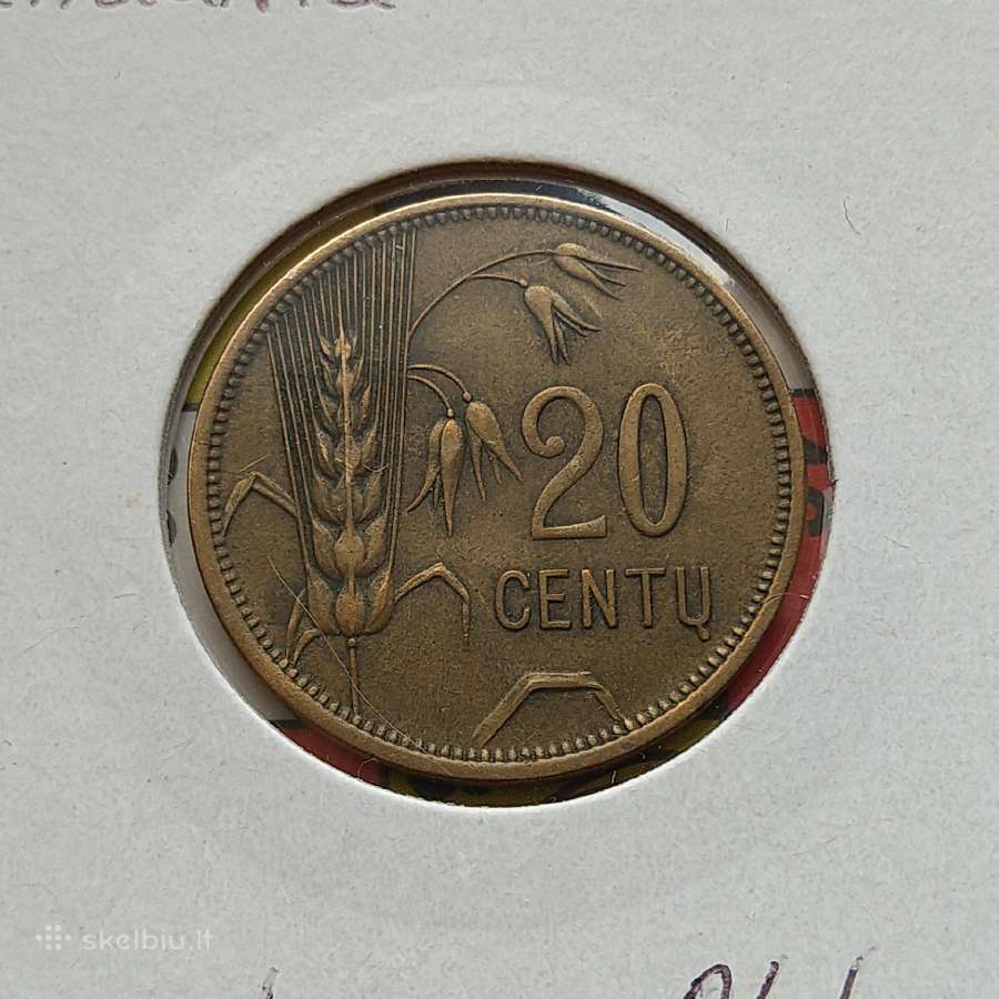 Lietuva 20 centų 1925