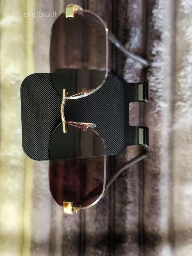 Rudi arba juodi unisex akiniai nuo saulės Uv400 - nuotraukos Nr. 3