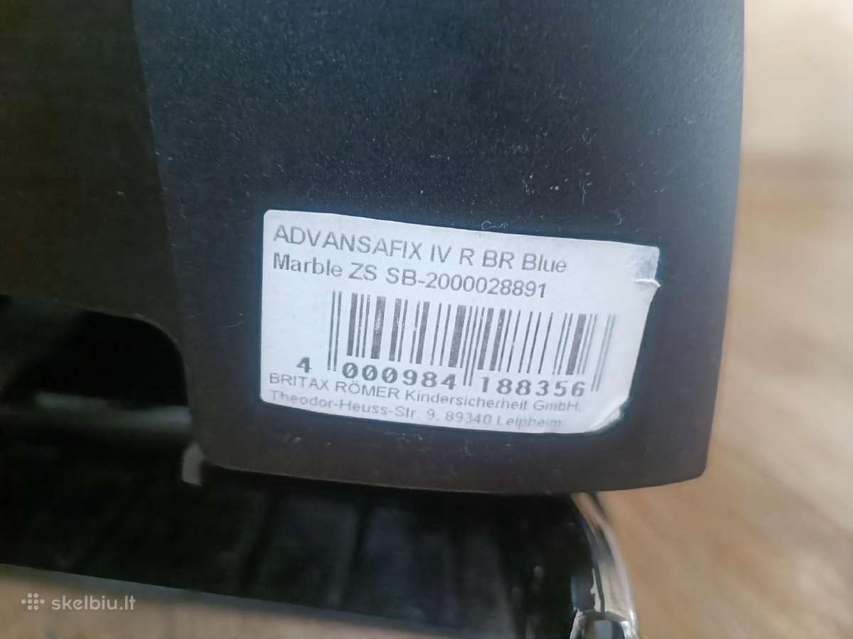 Britax Römer Advansafix Iv R - 9-36 kg - nuotraukos Nr. 6