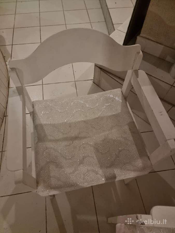 Tarybinės perdarytos kėdės, pervilktos - nuotraukos Nr. 3