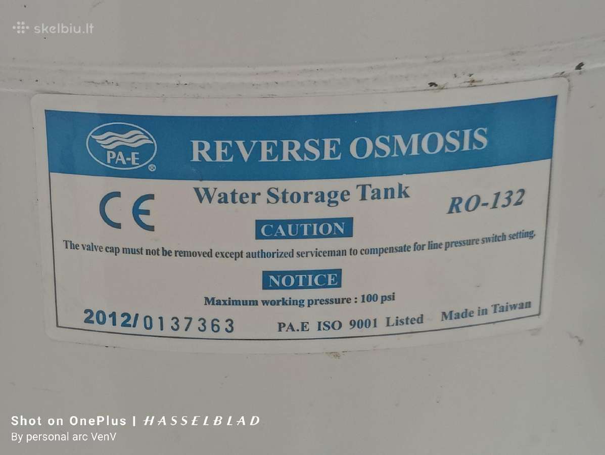 Vandens filtravimo talpa Reverse Osmosis Ro-132 - nuotraukos Nr. 5