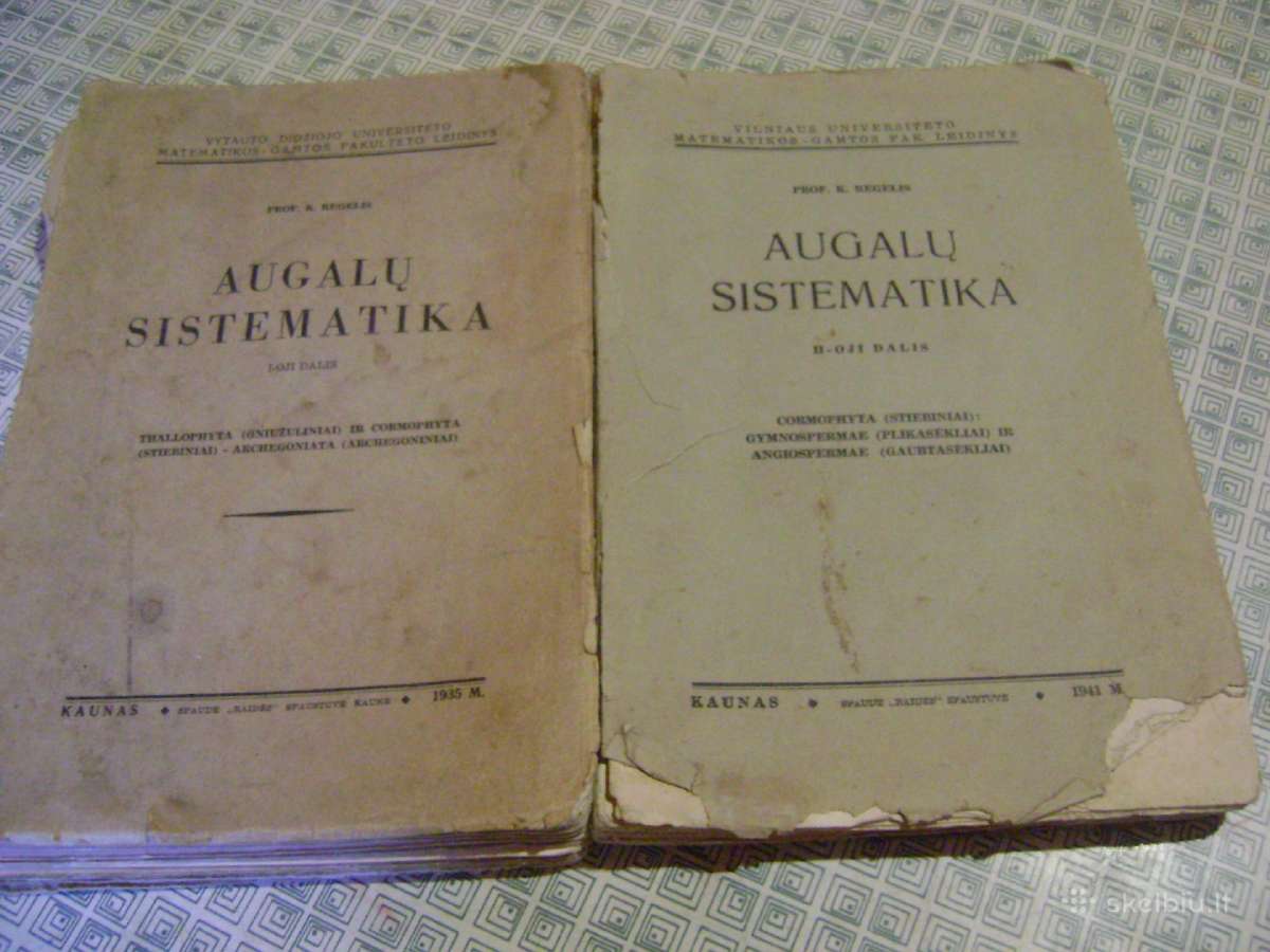 Augalu Sistematika 1935m